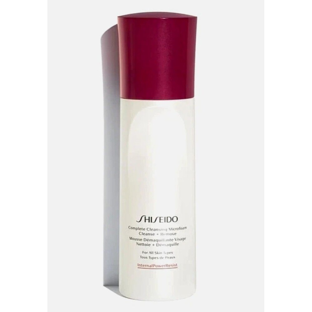 Shiseido Complete Cleansing Microfoam Cleanse + Remove -6 oz / 180 ml NEW in BOX
